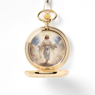 Pocket Watch-Jesus Horloge