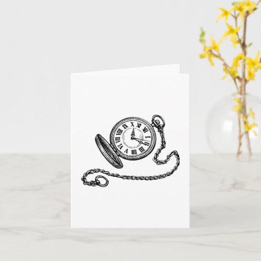  Pocket Watch Kaart (Gele Bloem)