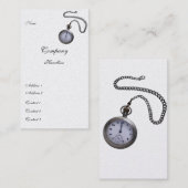 Pocket Watch-kaart Visitekaartje (Voorkant / Achterkant)