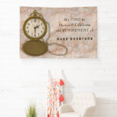 Pocket Watch met kettingnaam invoegen Spandoek (Insitu)