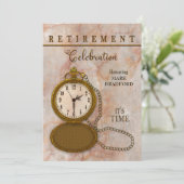 Pocket Watch Name Insert Kaart (Staand voorkant)