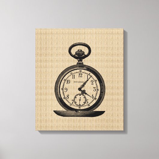  Pocket Watch op Canvas Afdruk (Voorkant)