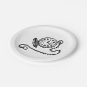  Pocket Watch Papieren Bordje (Gekanteld)