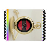 Pocket Watch Poker Time Refrigerator Magneet (Horizontaal)