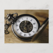 Pocket Watch Time Movement Briefkaart (Voorkant)