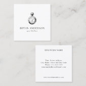 Pocket Watch Visitekaartje (Voorkant / Achterkant)