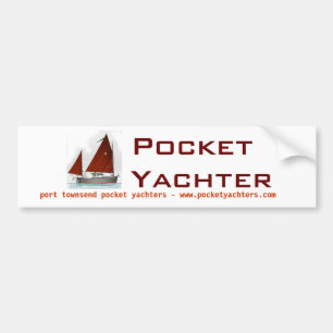 Pocket Yachters bumper sticker