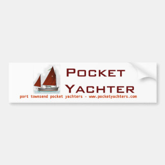 Pocket Yachters bumper sticker