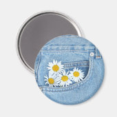 Pocketful of daisies magneet (Voorkant / Achterkant)