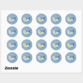 Pocketful of daisies ronde sticker (Vel)