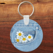 Pocketful of daisies sleutelhanger (Voorkant)