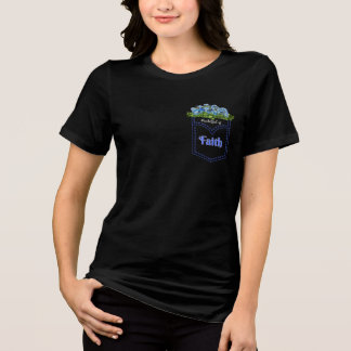 'Pocketful of Faith' T-shirt (faux pocket)