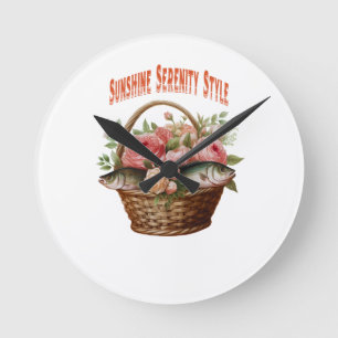 🌸 Pocketful of Summer Bliss 🐠 Ronde Klok