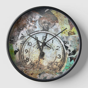 Pocketwatch Collage Klok
