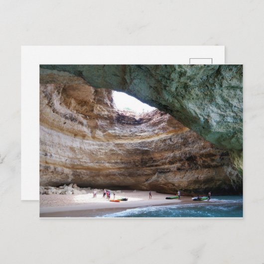 Poço Partido Faro Coastal scene Briefkaart (Voorkant / Achterkant)