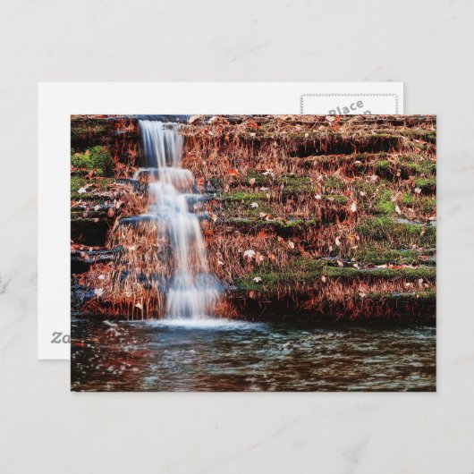 Pocono Cascade Waterfall Briefkaart (Voorkant / Achterkant)