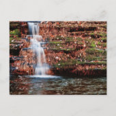 Pocono Cascade Waterfall Briefkaart (Voorkant)