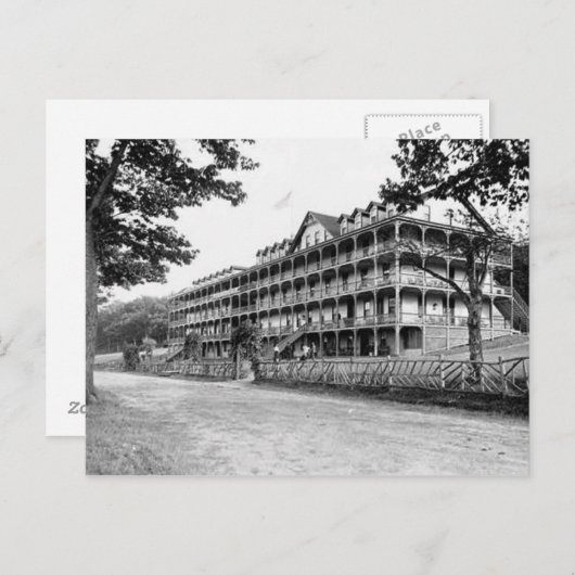 Pocono House Poconos Pa. Briefkaart (Voorkant / Achterkant)