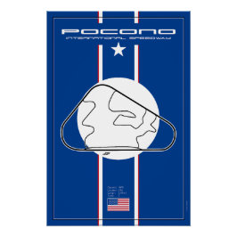 Pocono International Speedway Perfect Poster