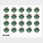 Pocono Mountains PA  Souvenir Gift Ronde Sticker (Vel)