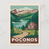 Pocono Mountains Pennsylvania Briefkaart (Voorkant)