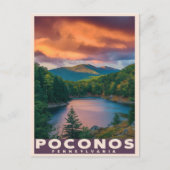 Pocono Mountains Pennsylvania Briefkaart (Voorkant)