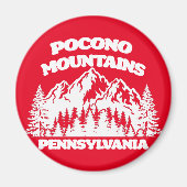 Pocono Mountains Pennsylvania Magneet (Voorkant)