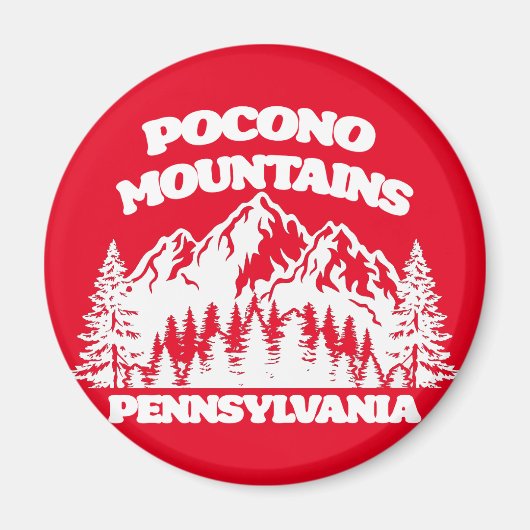 Pocono Mountains Pennsylvania Magneet (Voorkant)