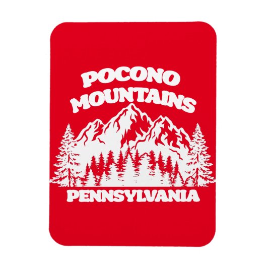 Pocono Mountains Pennsylvania Magneet (Verticaal)