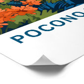 Pocono Mountains Pennsylvania Reisprint Poster (Hoek)