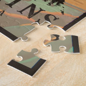 Pocono Mountains Pennsylvania - Retro Souvenirs Legpuzzel (Zijkant)