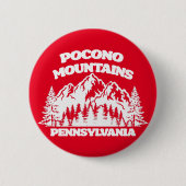 Pocono Mountains Pennsylvania Ronde Button 5,7 Cm (Voorkant)