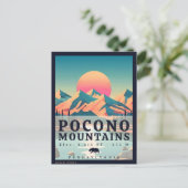 Pocono Mountains Pennsylvania  Souvenirs Briefkaart (Staand voorkant)