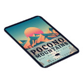 Pocono Mountains Pennsylvania  Souvenirs Magneet (Rechterzijde)