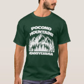Pocono Mountains Pennsylvania T-shirt (Voorkant)