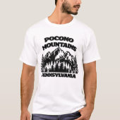 Pocono Mountains Pennsylvania T-shirt (Voorkant)