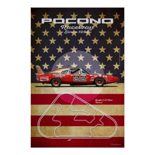 Pocono Raceway Perfect Poster (Voorkant)