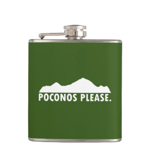 Poconos alsjeblieft heupfles
