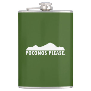 Poconos alsjeblieft heupfles