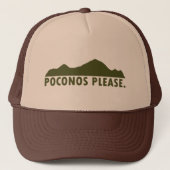 Poconos alsjeblieft trucker pet (Voorkant)