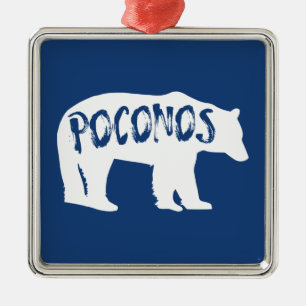 Poconos Beer Metalen Ornament