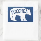 Poconos Beer Rechthoekige Sticker (Tas)