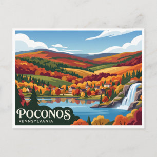Poconos Jim Thorpe Pennsylvania Briefkaart