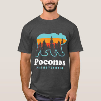 Poconos Pennsylvania Beer Sunset T-shirt