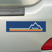Poconos, Pennsylvania Bumpersticker (Op auto)