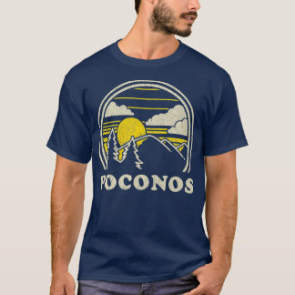 Poconos Pennsylvania PA  trekgebergte T-shirt
