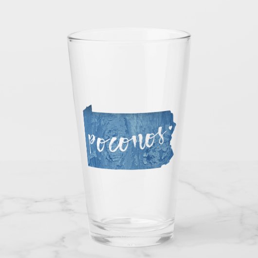 Poconos, Pennsylvania Wood Grain Glas (Voorkant)