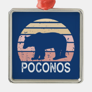 Poconos Retro-Beer Metalen Ornament