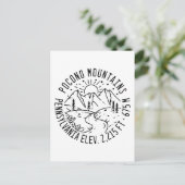 Poconos Retro Pennsylvania Mountains Briefkaart (Staand voorkant)