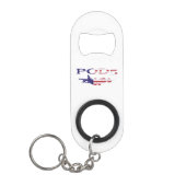 POD5 Flesopener Sleutelhanger Mini Flessenopener (Voorkant)